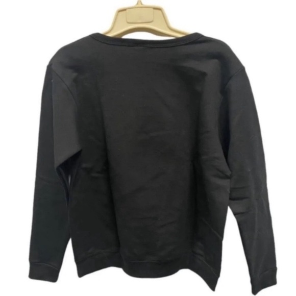 Hanes ComfortSoft™ EcoSmart® Crewneck Sweatshirt Ebony Black Small (4-6) - Picture 5 of 10